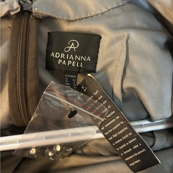 Adrianna Papell Black Sequin Long Sleeve Dress - Picture 4 of 5